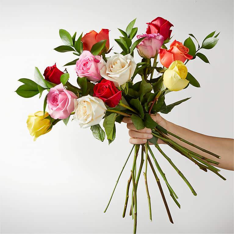 10 ფერადი ვარდი