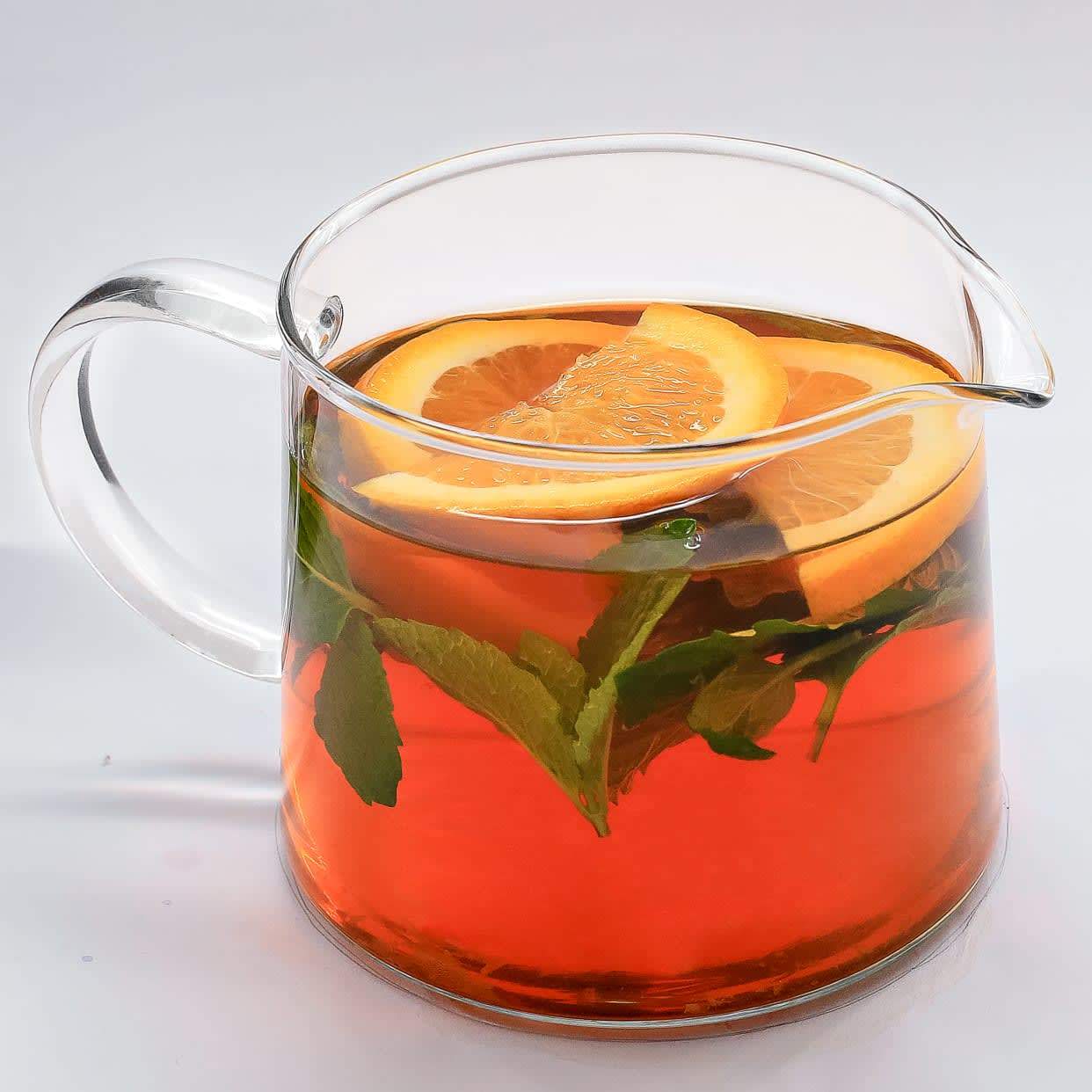Апельсиновый чай с мятой  