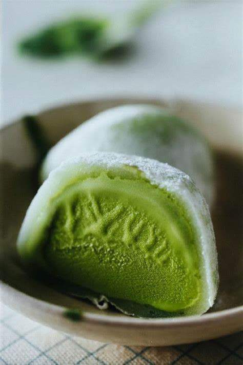 Mochi gelado chá verde