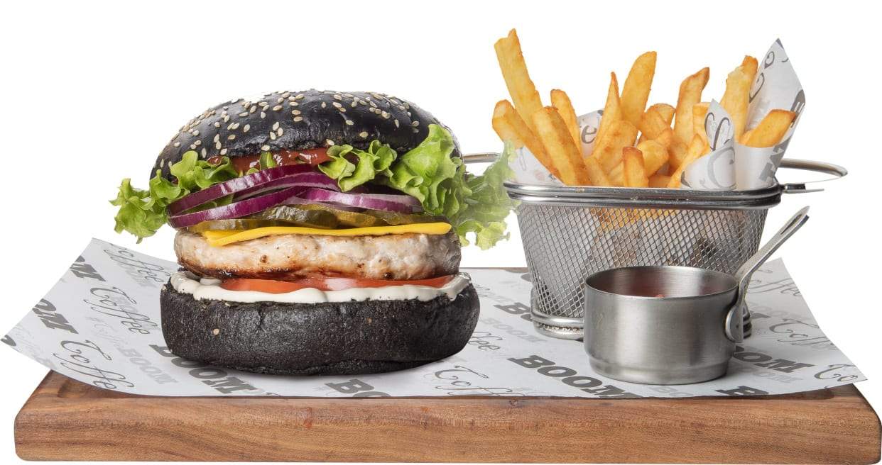 Black бургер меню куриный