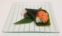 Temaki uova salmone 1 pezzo