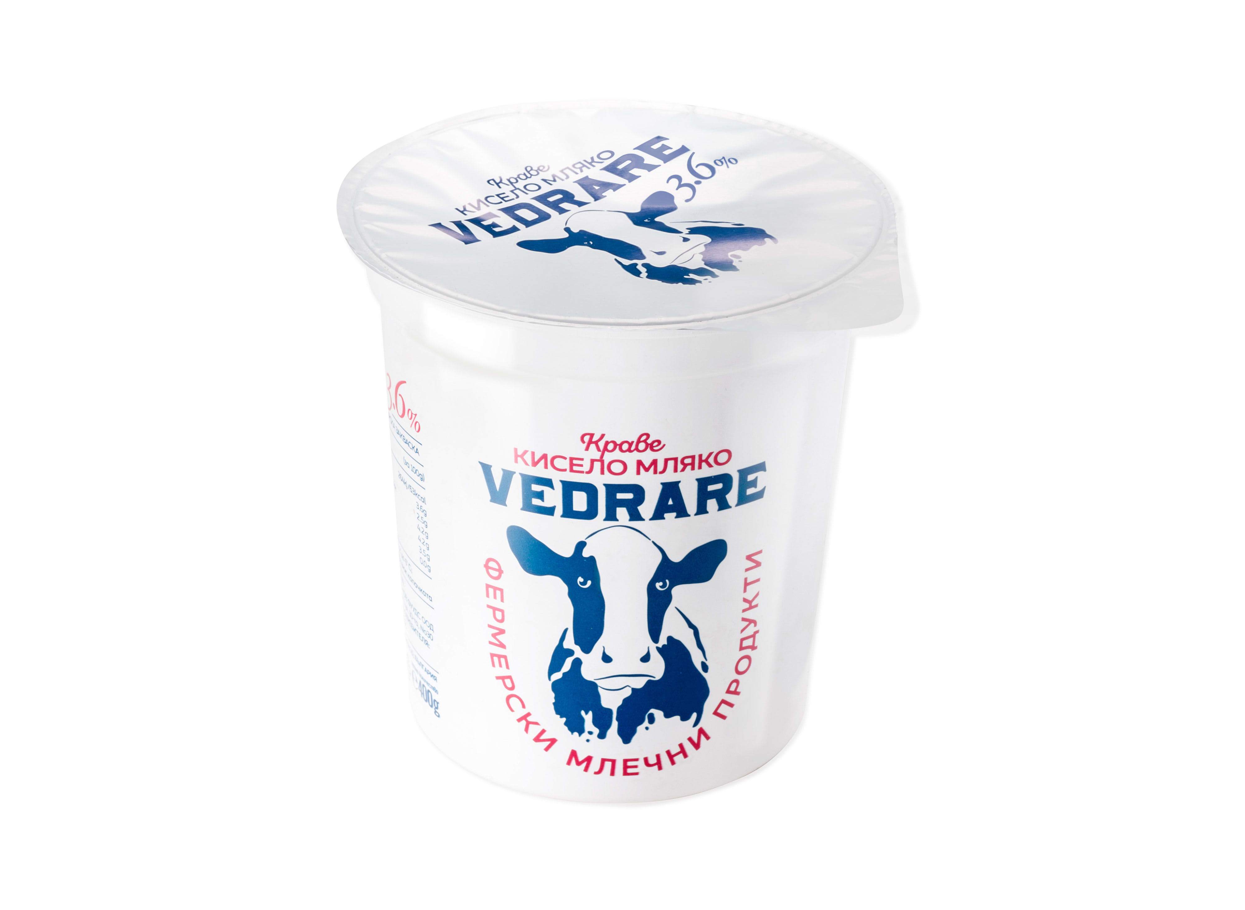 Мляко Кисело Vedrare 3.6 %  Рп Farm