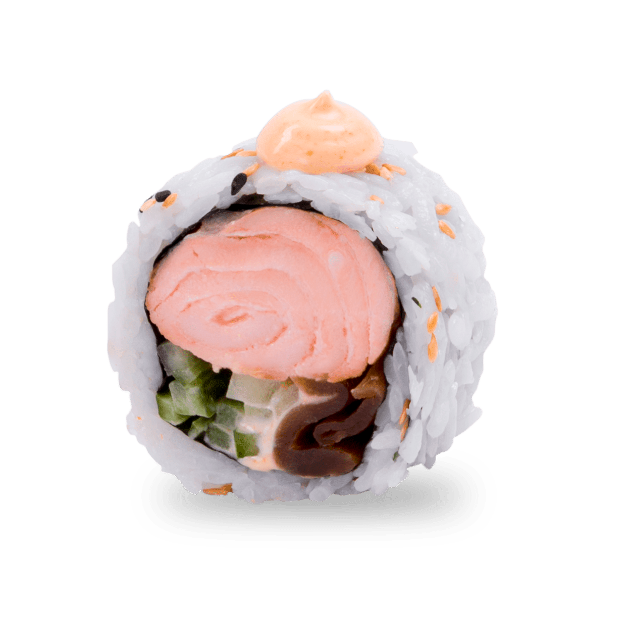 c12a grilled roll (łosoś/szczypiorek) 5szt