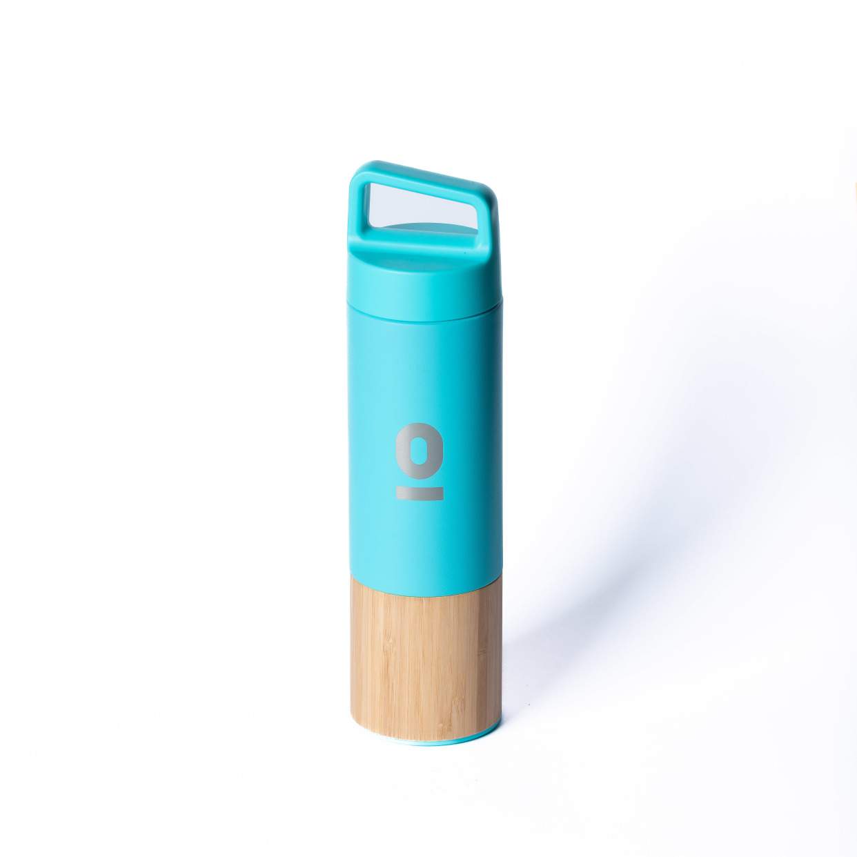 Blue Bamboo Thermos With Handle 500ml