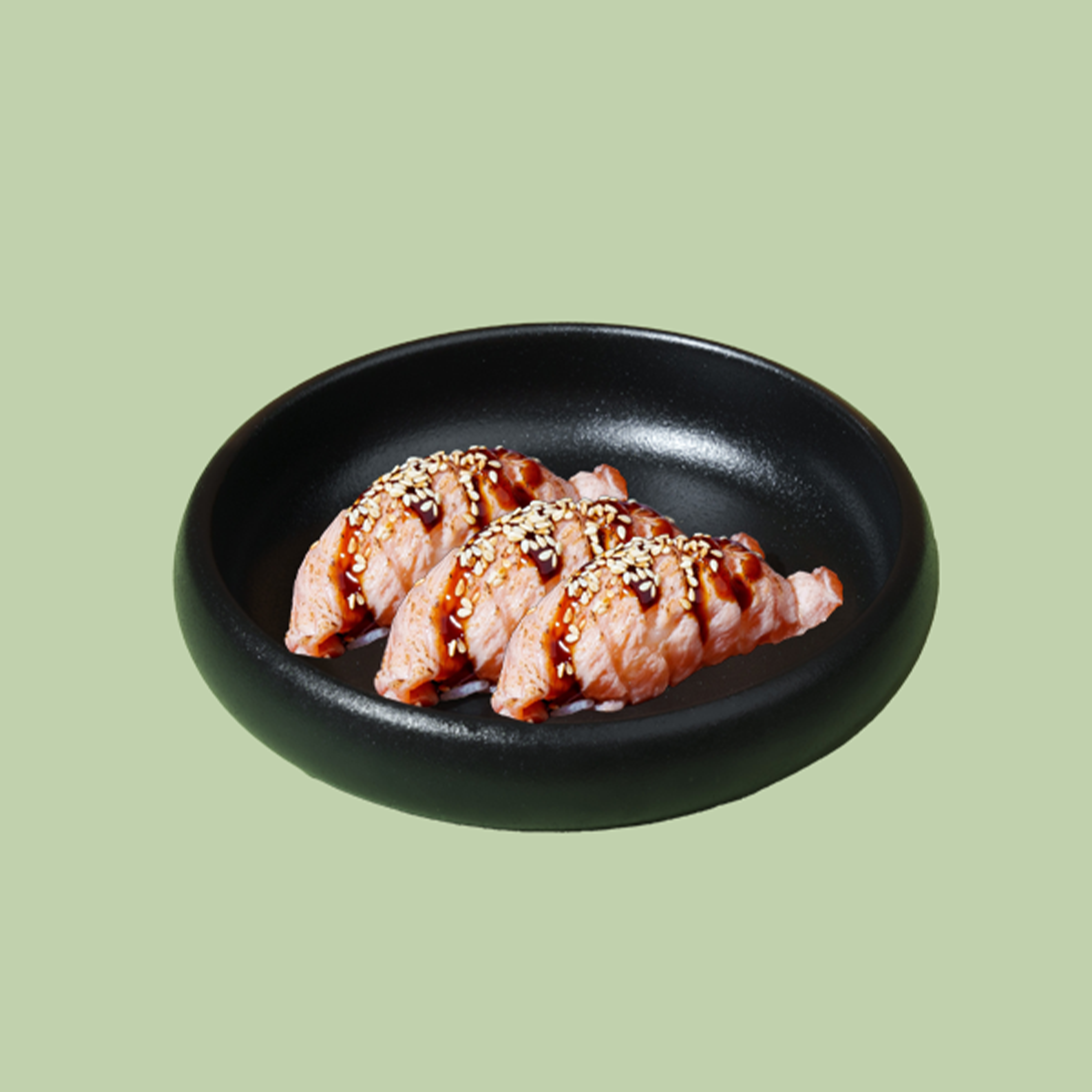 მომწვარი ორაგულის სუში 3ც