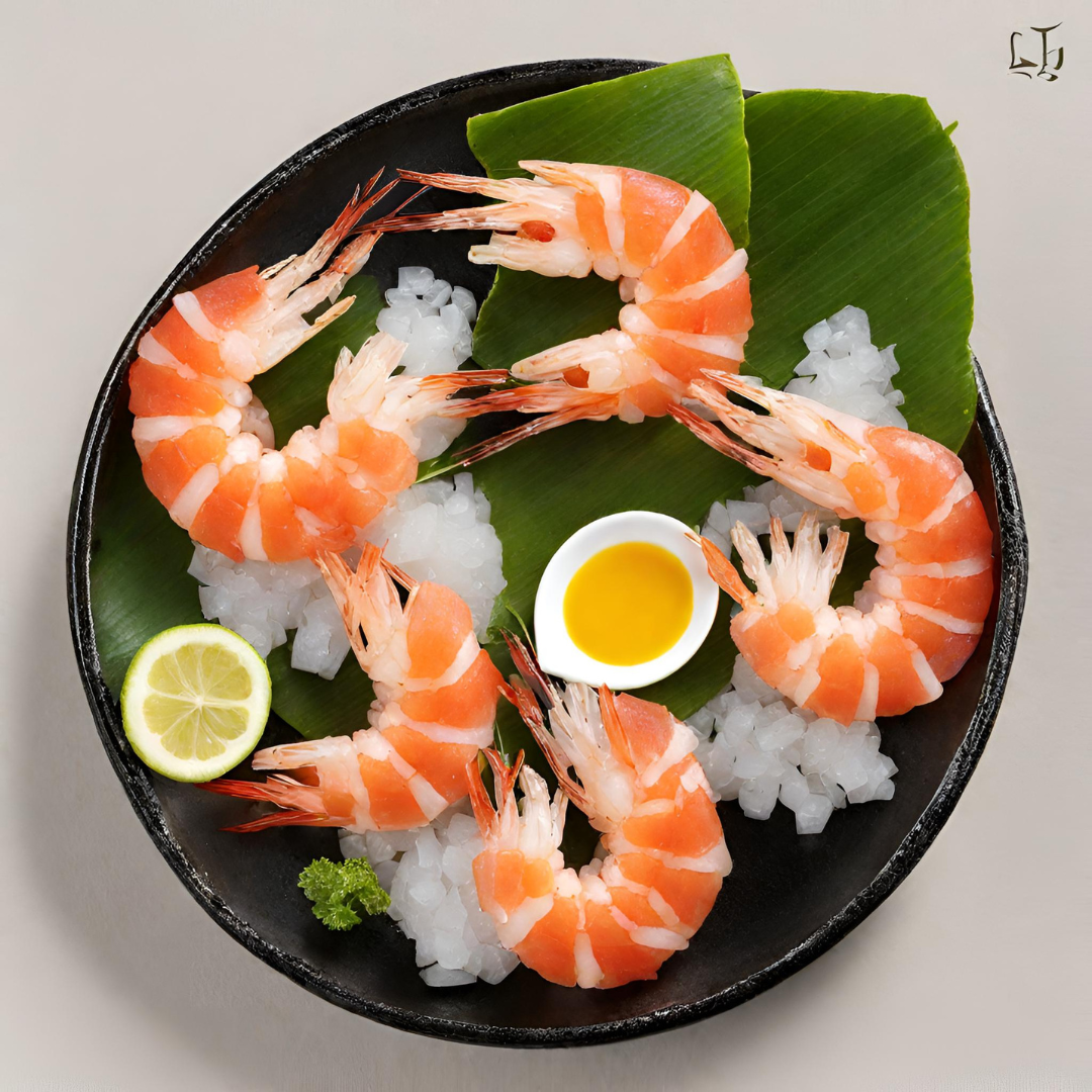 Sashimi Crevettes - 4 Pièces