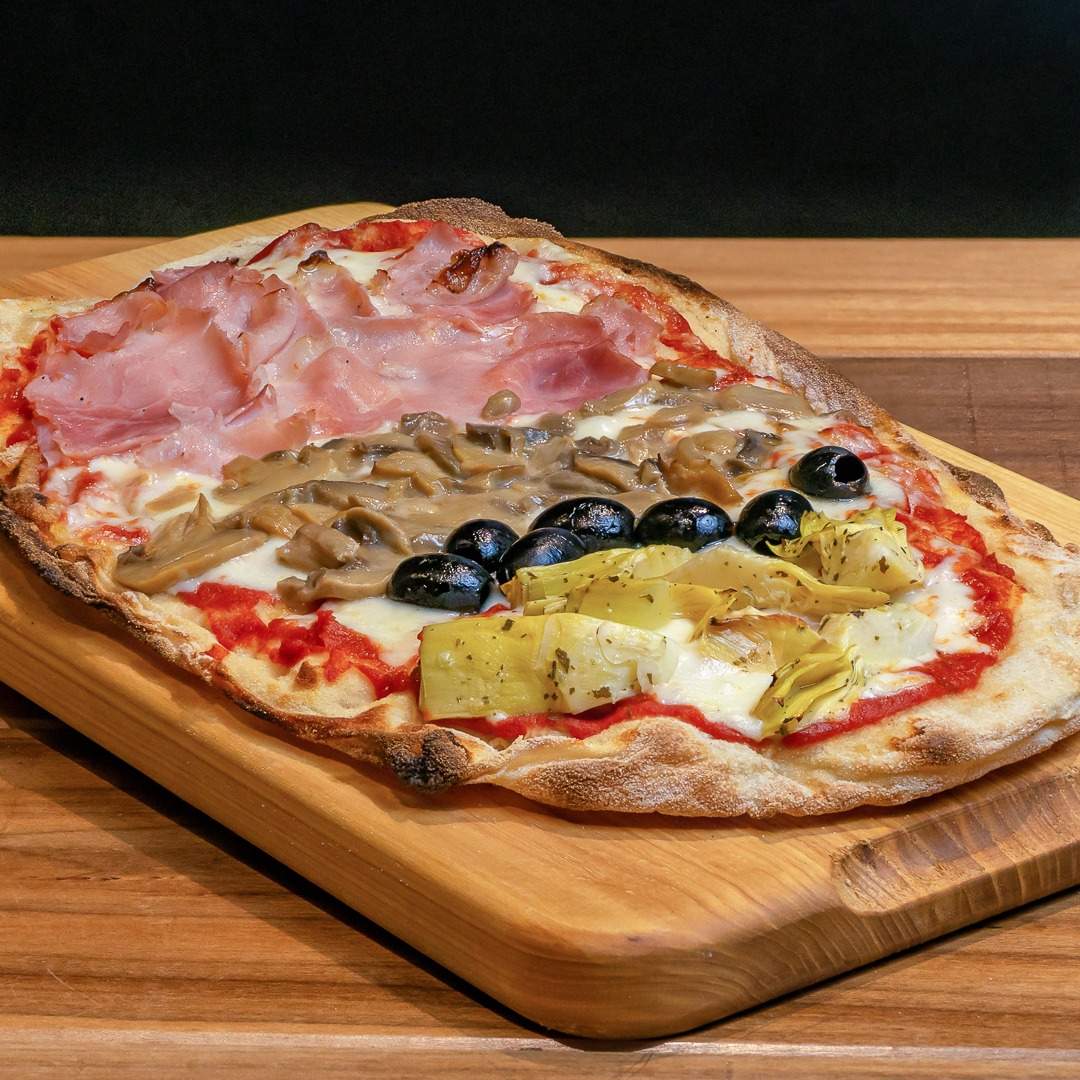 Pinsa quattro stagioni