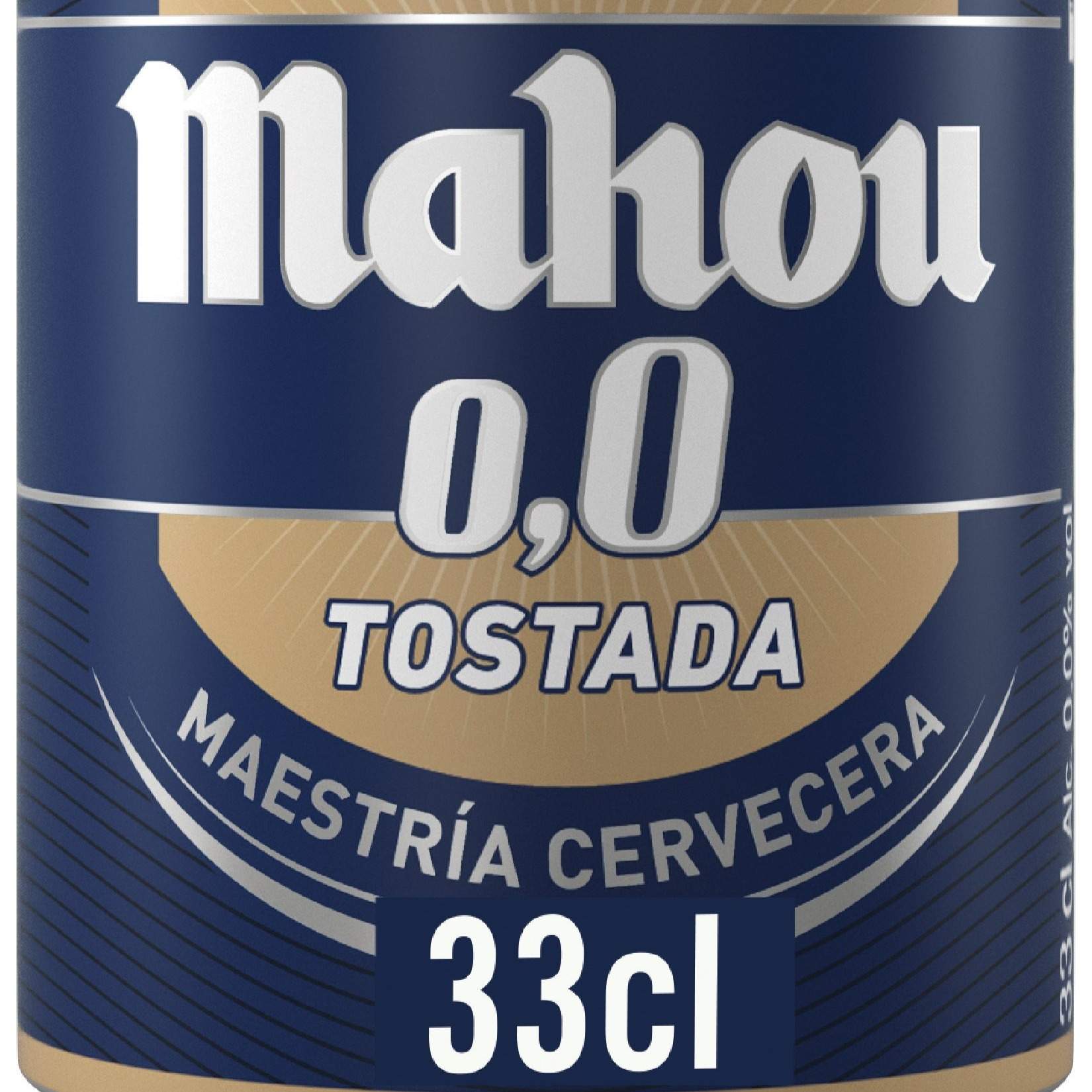 Cerveza Mahou Tostada 0,0 (330 Ml.)