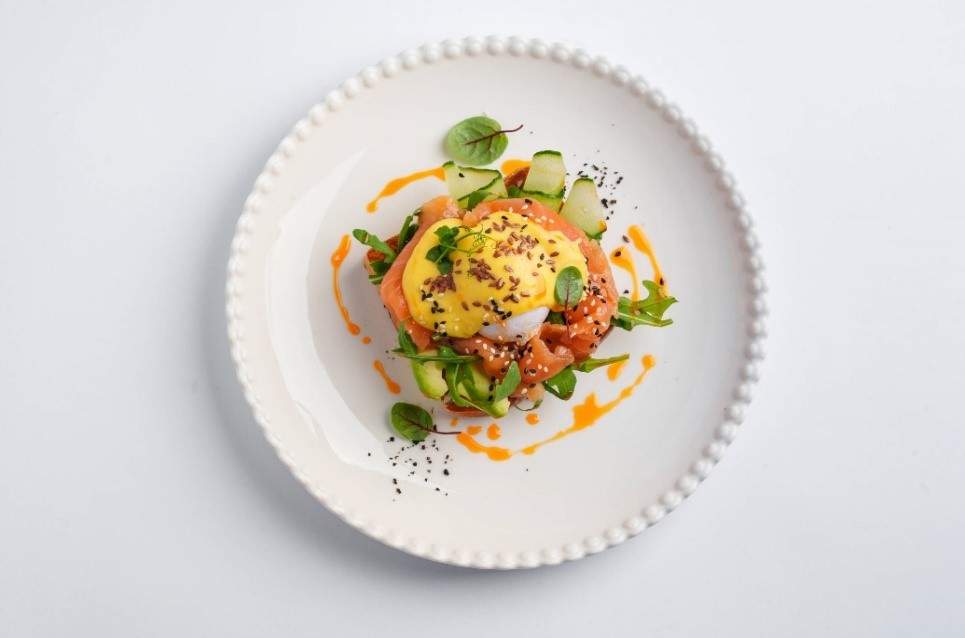 Бриошь с лососем