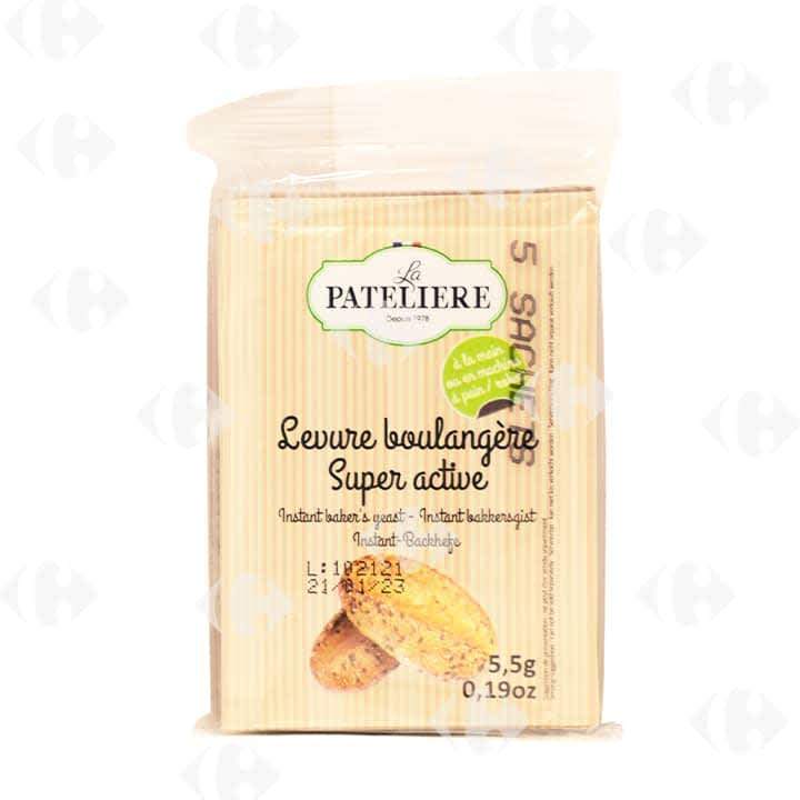 LA PATELIERE LEVURE BOULANGERE TRADI 8G*8 SACHETS - Epicerie