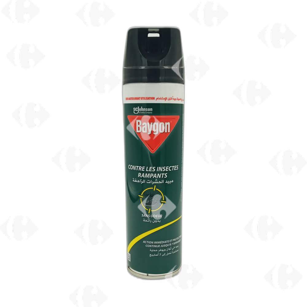 BAYGON MOUSSE ACTIVE INSECTES RAMPANTS 400ML