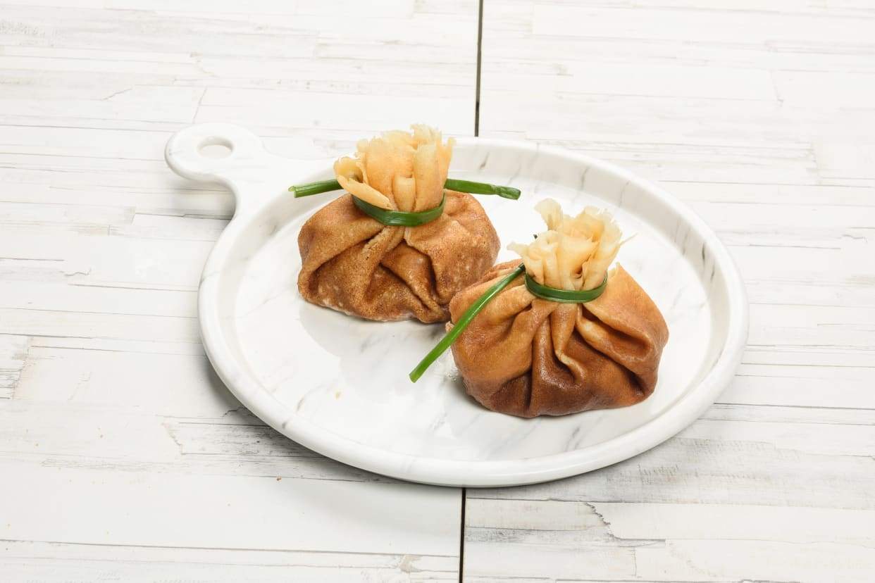 Блины с курицей и грибами