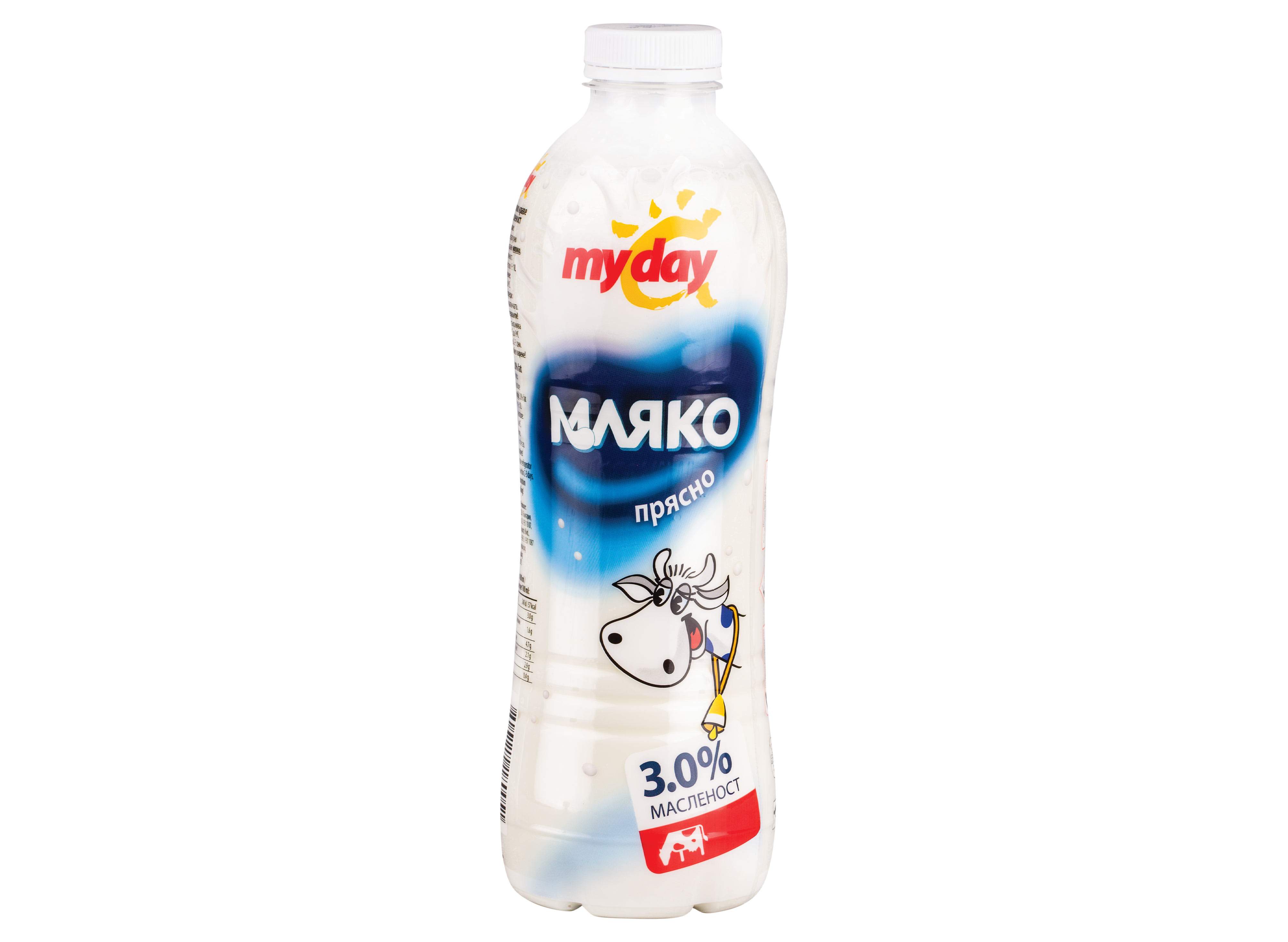 Мляко Прясно My Day 3%  Бутилка Рпк