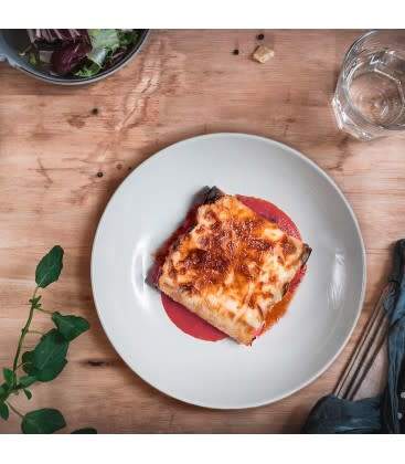 Canelones De Espinacas y Bechamel de Calabaza (350 G.)