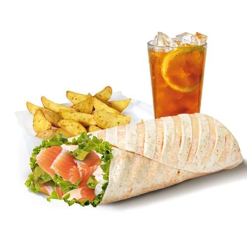 Menú Wrap Salmón