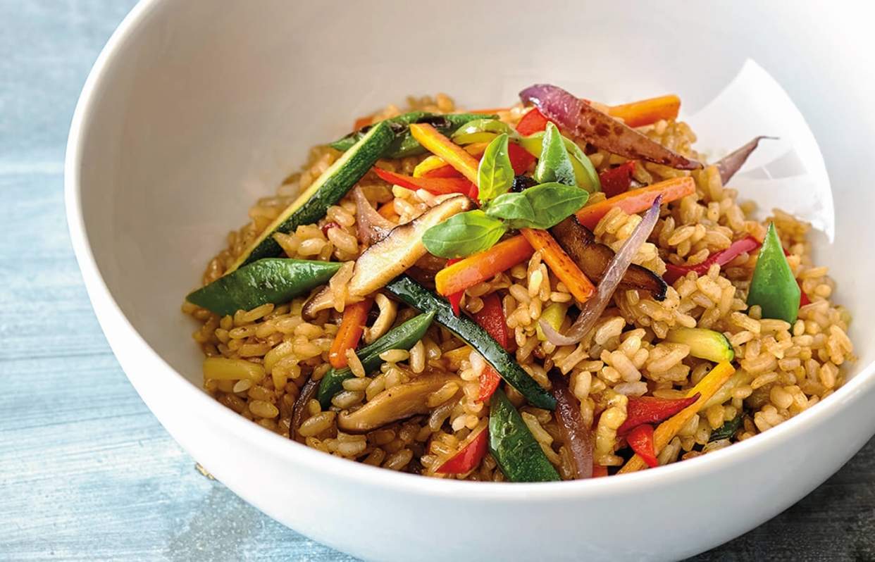 Wok de Arroz con verduras (300 g.)