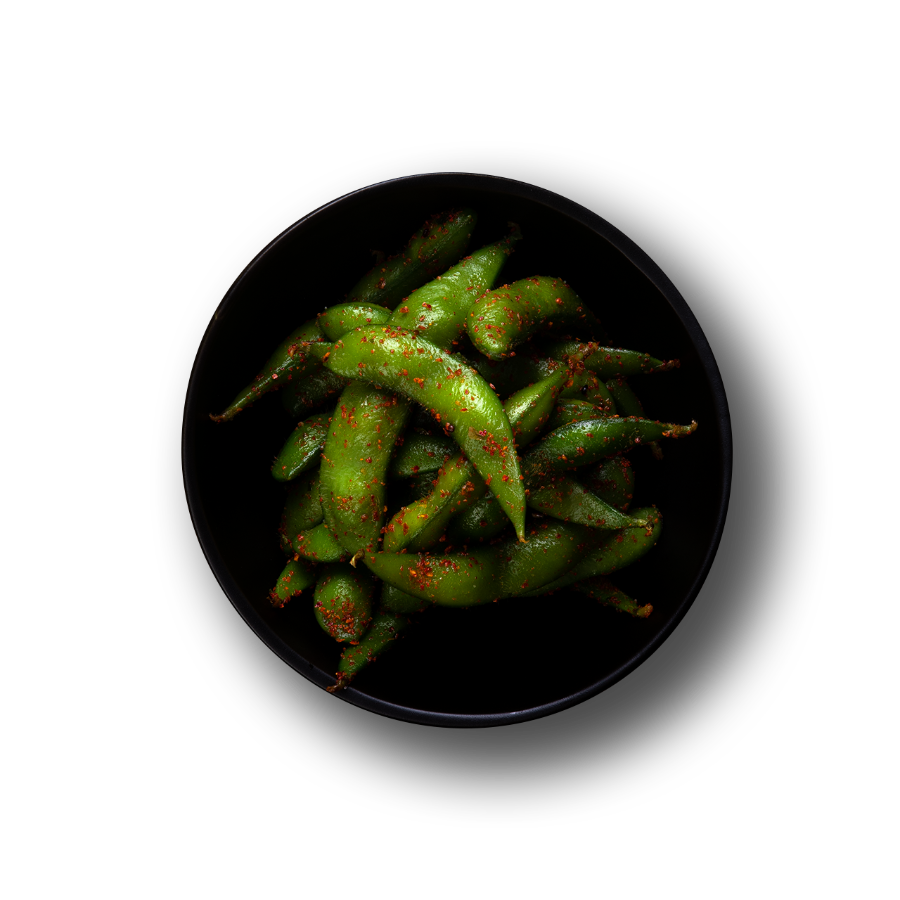 Spicy edamame