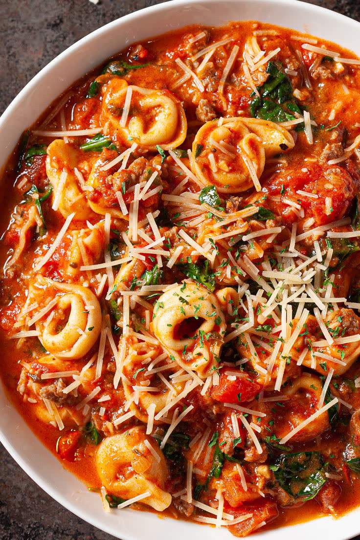 Tortellini de Carne a la Toscana