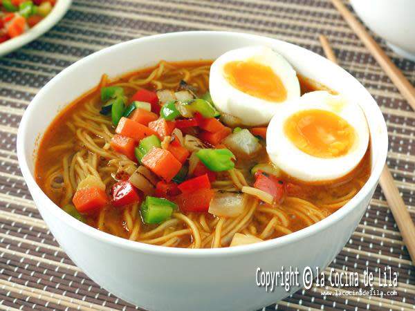 Ramen de verduras