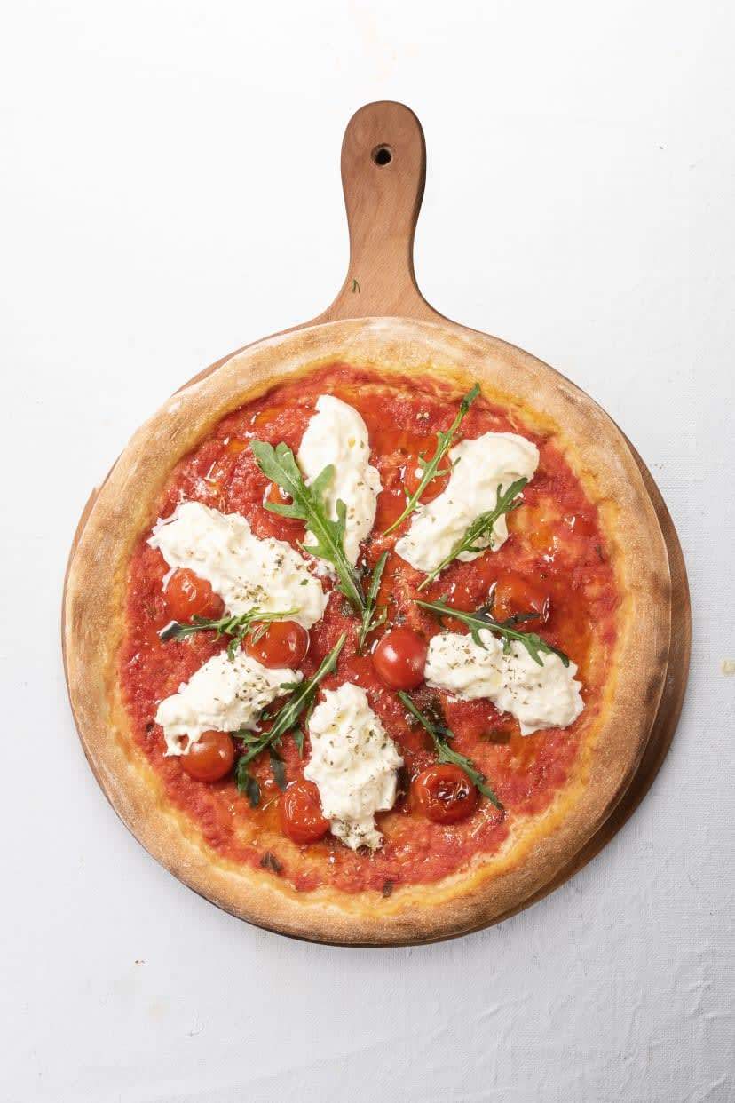 Пицца со страчателлой