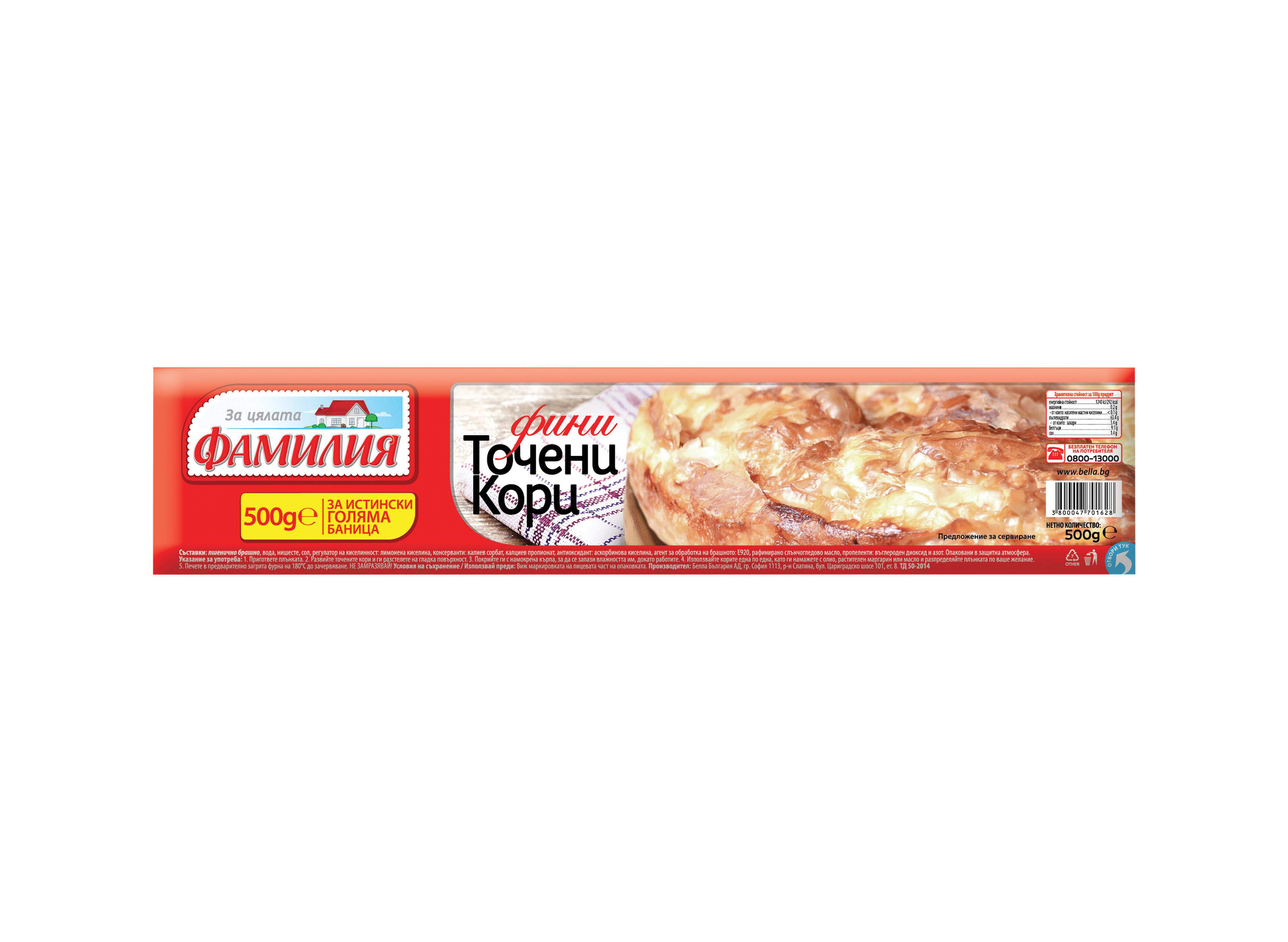 Точени кори ФАМИЛИЯ