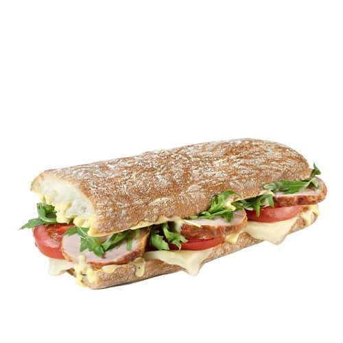 Sándwich rústico de Lomo mostaza y miel