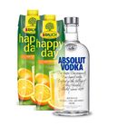 Absolut 07l + 2x Orangensaft 1l