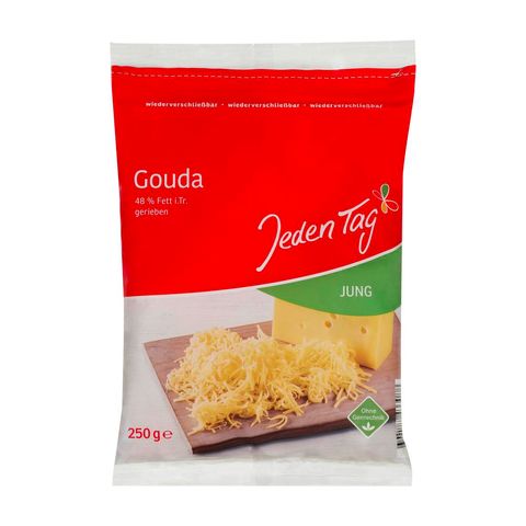 Jeden Tag Gouda strouhaná | 250 g