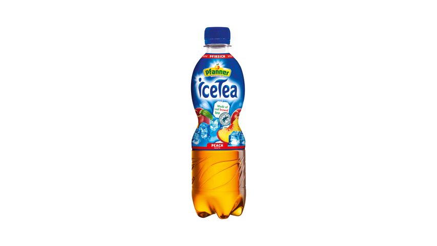 Pfanner Ice Tea fekete tea ital őszibarack ízesítéssel 0,5 l