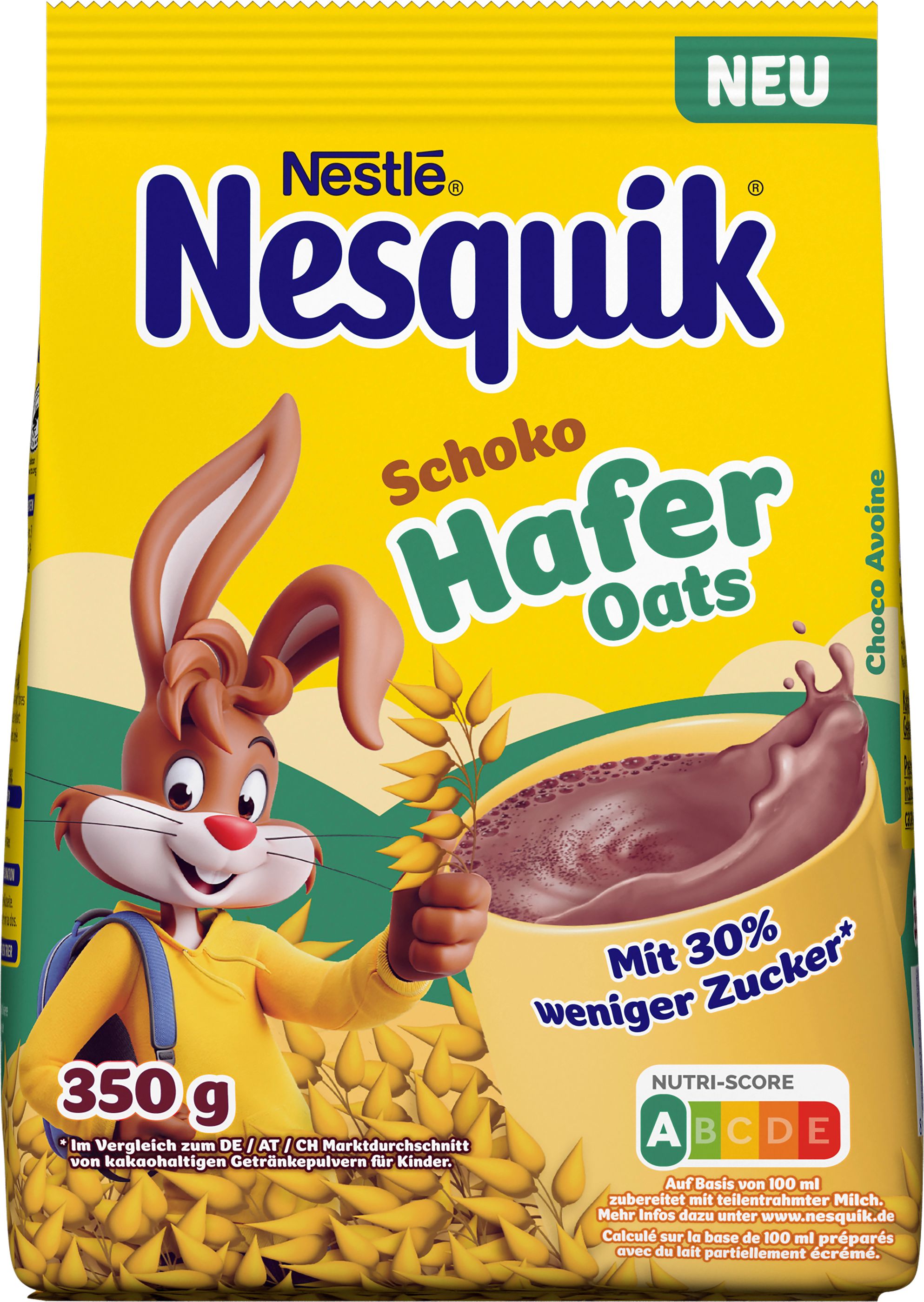 Nestlé Nesquik Hafer Kakao 30% Weniger Zucker 350g Kaufen - Foodora.at