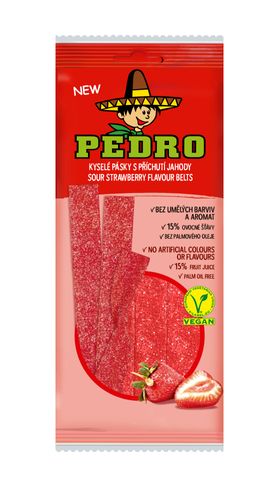 Pedro Jahodové pásky | 80 g