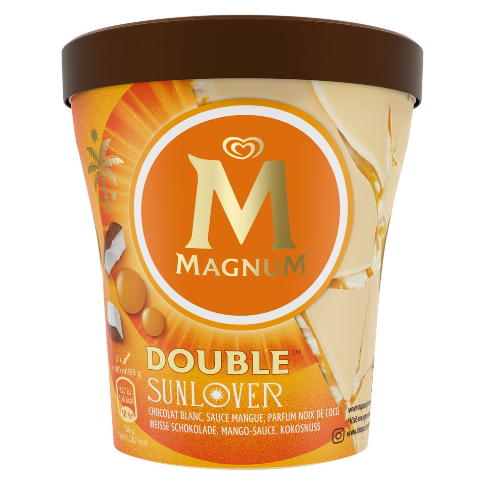 Magnum Glass Double Sunlover 440ml från foodora market Uppsala i Uppsala