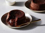 Lavender Chocolate Lava Cake 1 Piece