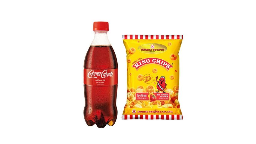 Coca-Cola 250ml & Bombay Ring Chips 28 g+/-3g