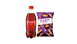 Coca-Cola 250ml & Bombay Slanty BBQ Chips 22g +- 4g