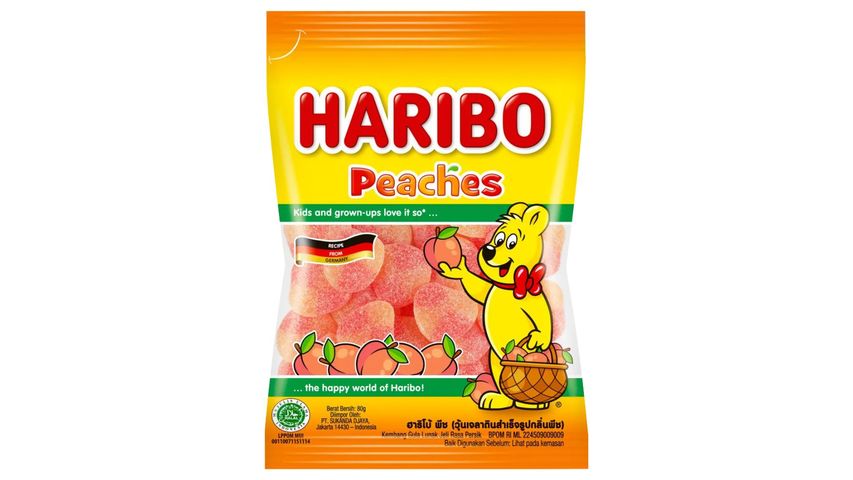 Haribo Peaches Gummy 80g delivery in Bangladesh | foodpanda