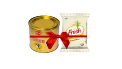 Pran premium ghee 400g + Fresh Chinigura Aromatic Rice 1KG (Combo Pack)