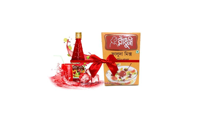 Rooh Afza 300 ml + Radhuni Falooda Mix Vanilla 250g ( Combo Pack)
