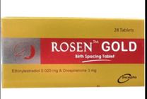 Rosen Gold 0.020mg+3mg Contraceptive Pill
