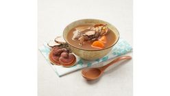 Pork Soup with Organic Ganoderma Lucidum, Indian Buead Tuckahoe and Canton Abrus Herb for Removing Dampness 1 Pack