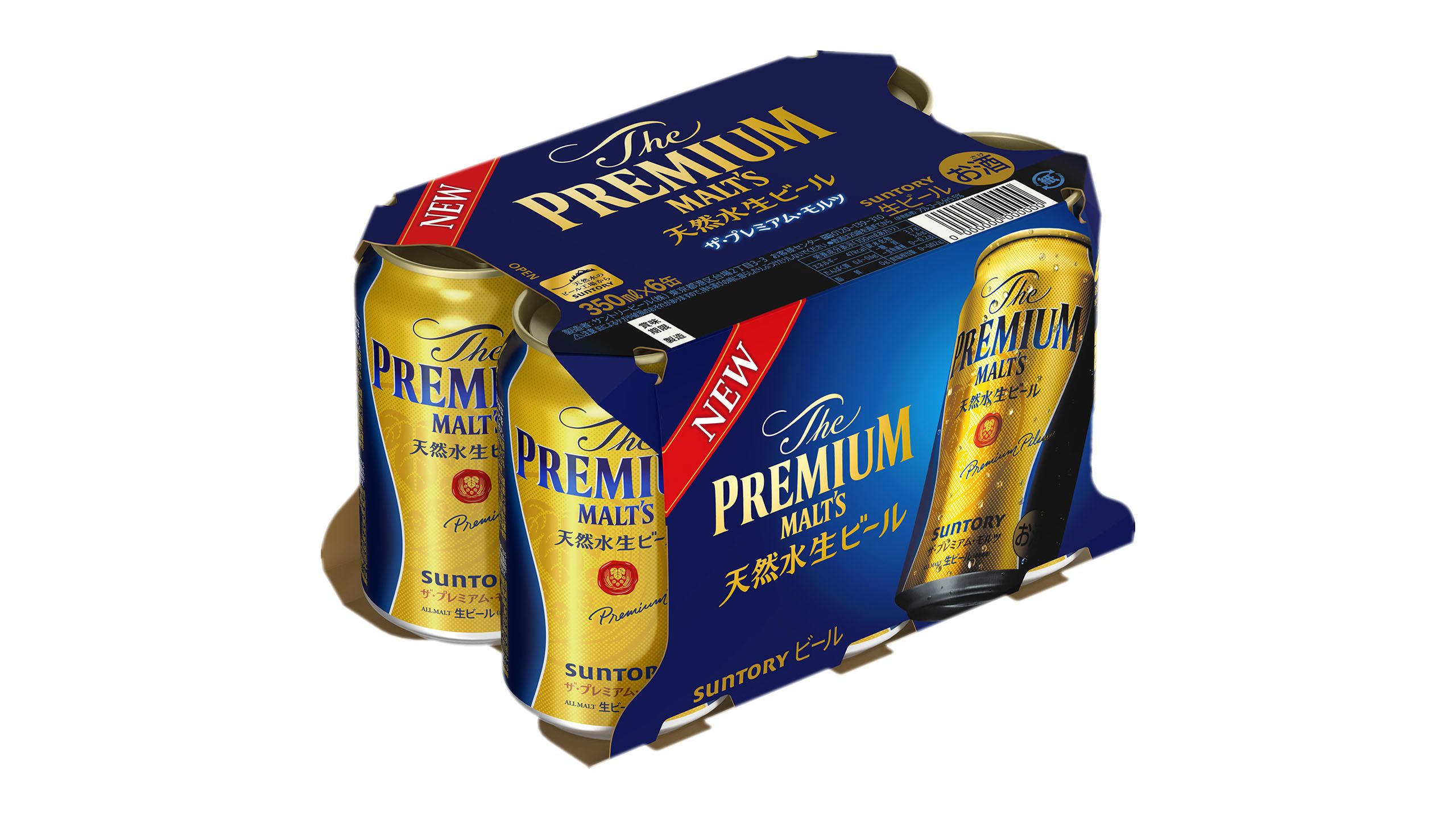 辻ちゃん　The PREMIUM MALTS 350ml缶 36本 Suntory The Premium Malt's Canned Beer 350ml x6 (The new and