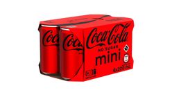 Coca-Cola Coke No Sugar 200ml x 6 (The new and old packaging will be shipped out randomly)
