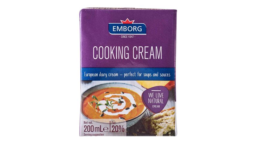 Emborg UHT Cooking Cream 20% 200ml delivery in Hong Kong | foodpanda