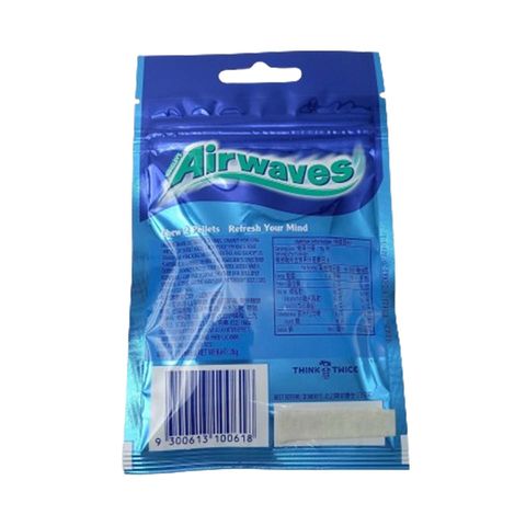 Airwaves Menthol & Eucalyptus Sugar Free Chewing Gum