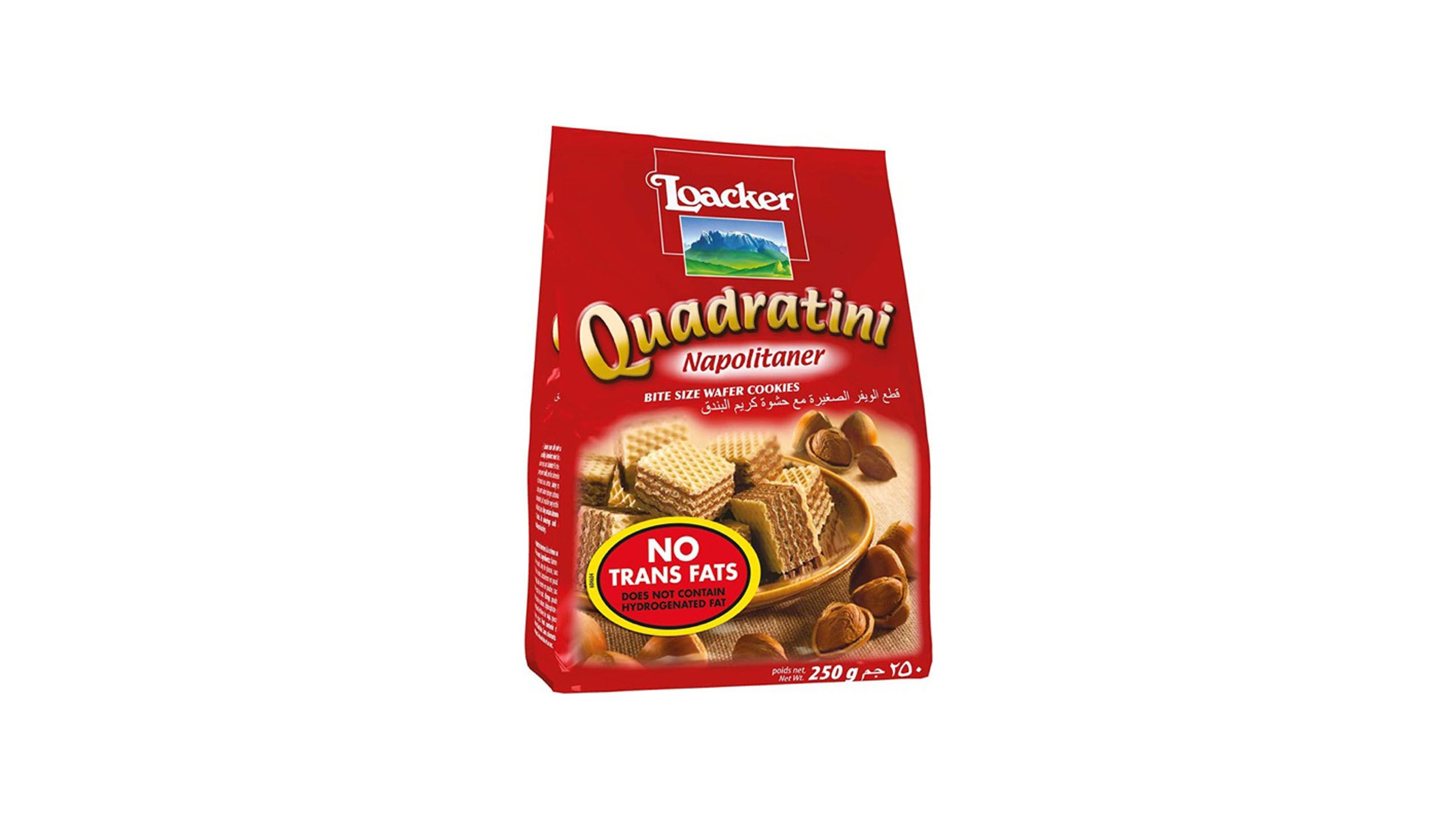 Loacker Quadratini Napolitaner Wafer Cookies 250g delivery near you