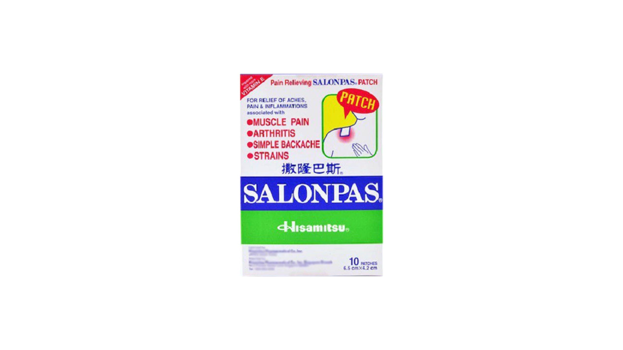 Buy Hisamitsu Salonpas Patch 10pcs from pandamart (Johor