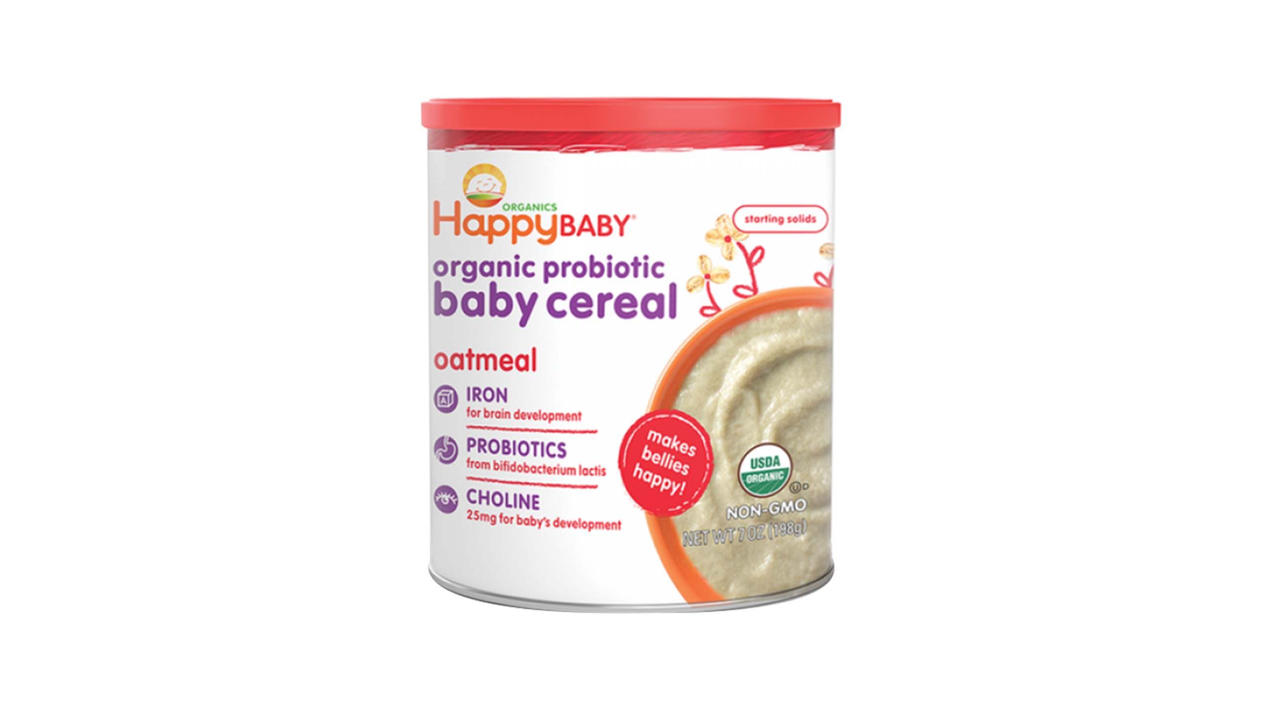 Happy bellies 2024 oatmeal cereal