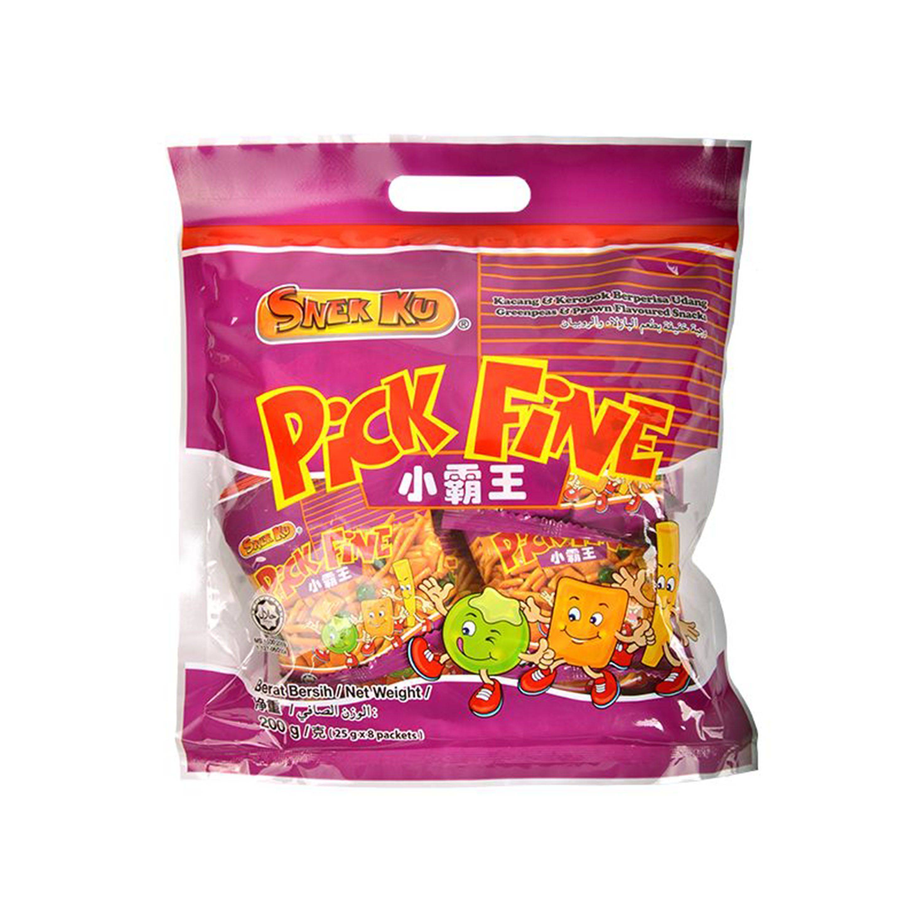 Snek ku pick Fine 3in1 g peas& 20gx10 (9556241500133)