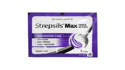 Strepsils Max Triple Action Lozenges Blackcurrant 6pcs