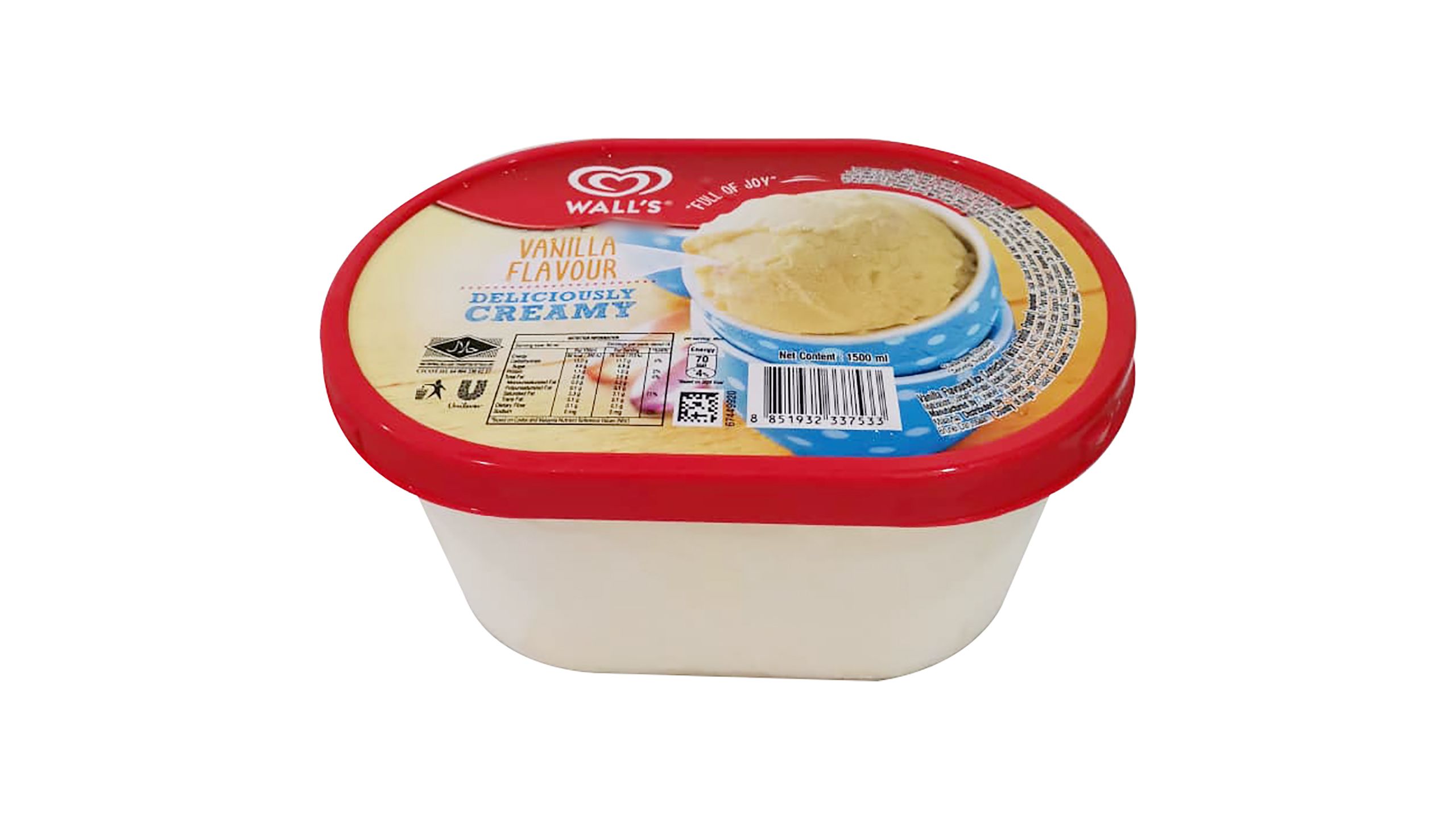 Wall's Ice Cream vanilla 1.5 lit (8851932337533)